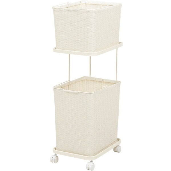 RAN-2427WH ランドリーラック ホワイト メーカー直送