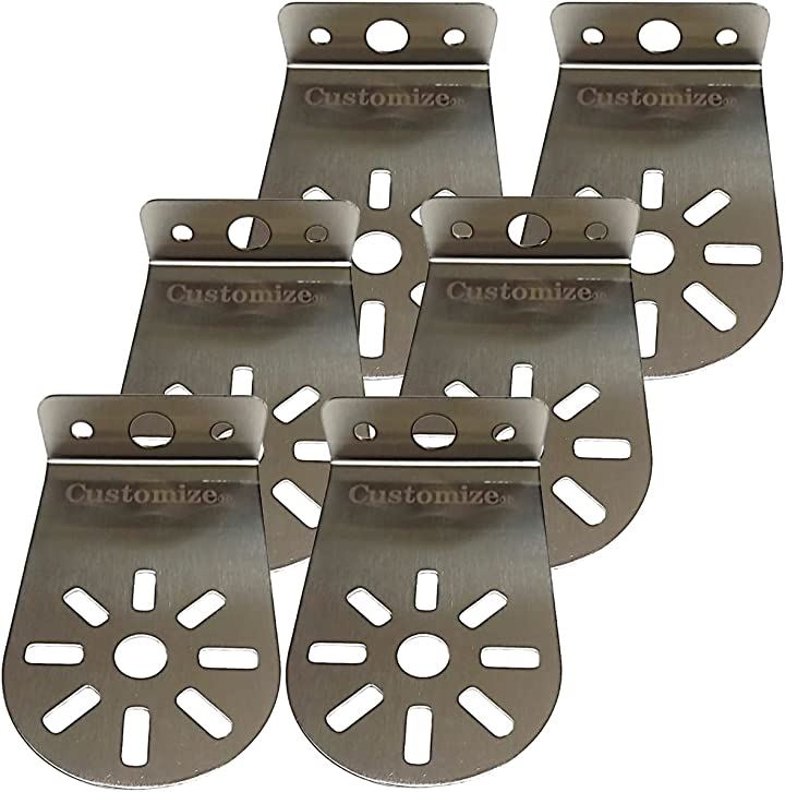 マーカーランプ ステー トラック用品 バスマーカー L型ステー 45角取付可能 10折り曲げタイプ ステンレス