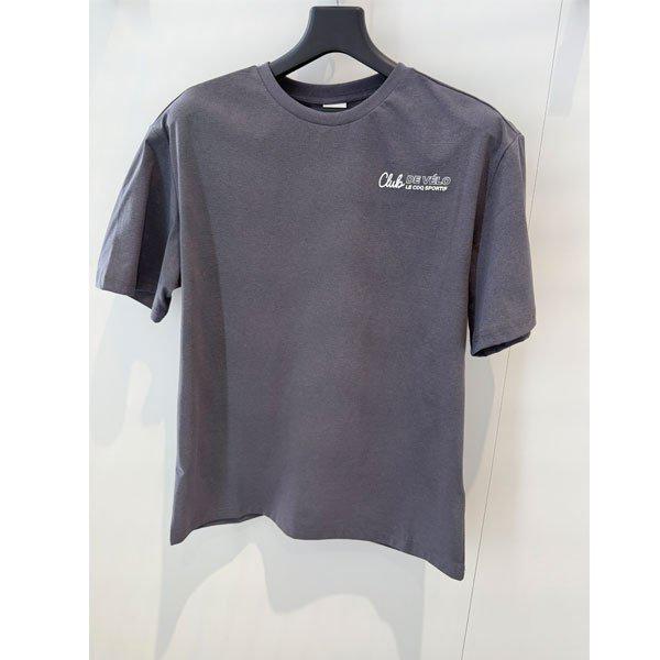 ユニ・ルフレッシュ バックグラフィック ルーズフィット半袖Tシャツ QR223LRS42 DGR