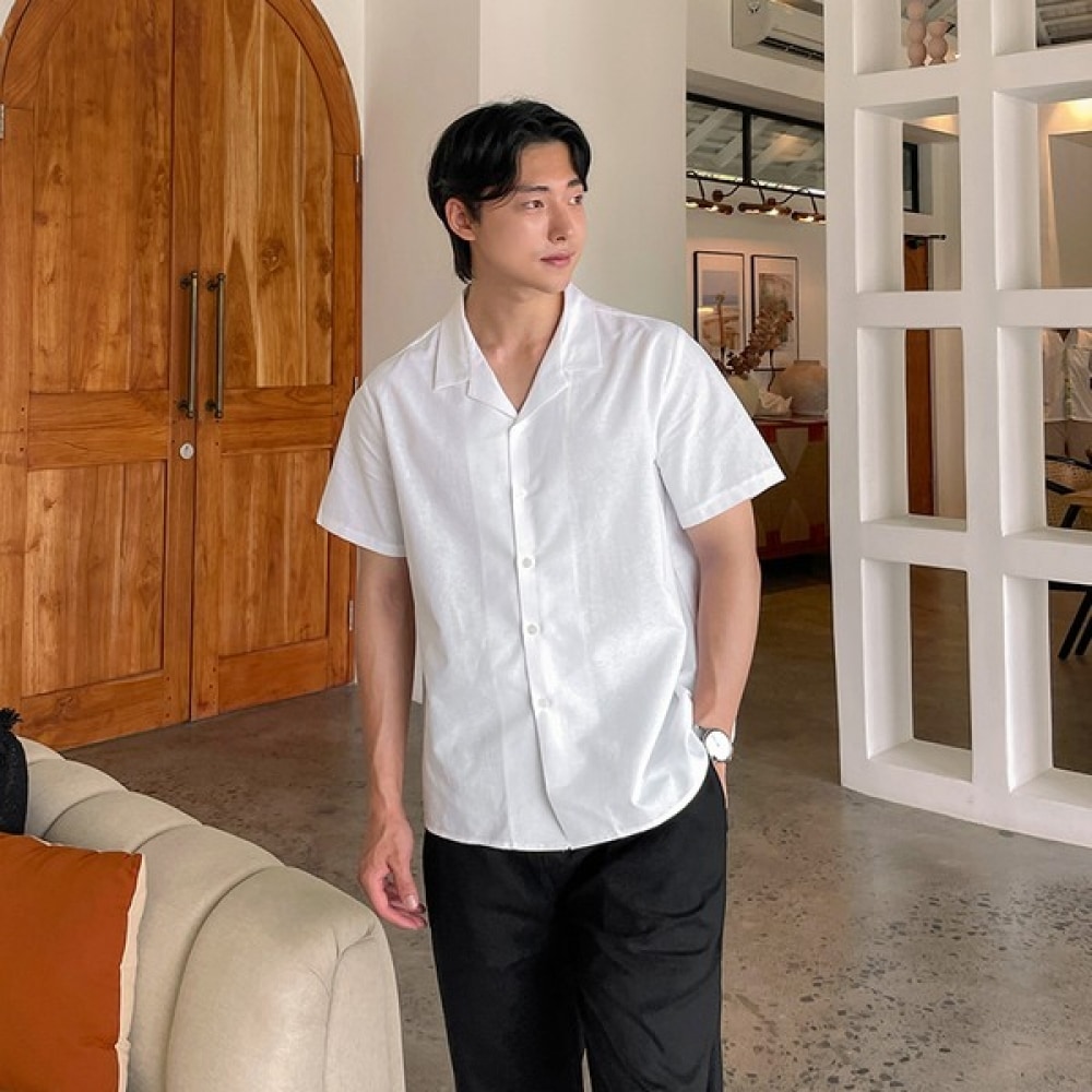 (Vivarup) ソフィアハワイアン半袖シャツ NB20181M カジュアルハワイアンホワイトブルーオーシャンサマーサザンビーチウェアリゾートバケーショントリップ 5,392円