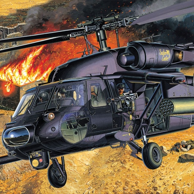 [1/35スケール] AH-60L DAP ブラックホーク, アカデミープラモデル #12115