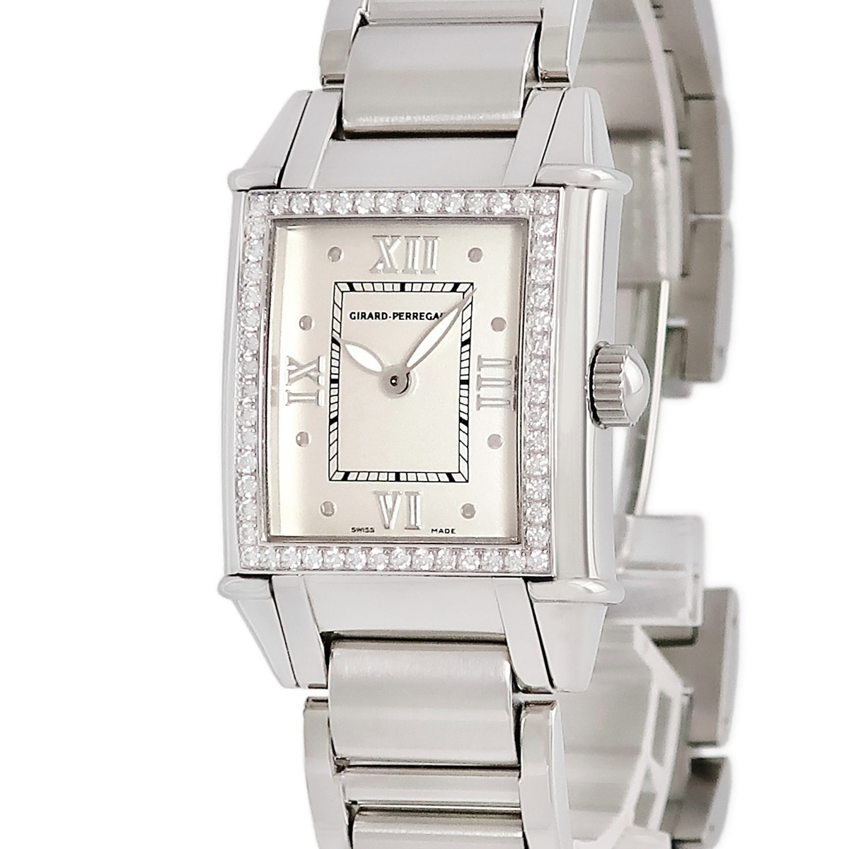 ヴィンテージ 1945 25740D11A172-11A クオーツ メンズ 純正ダイヤ ビンテージ レクタンギュラー 3年保証