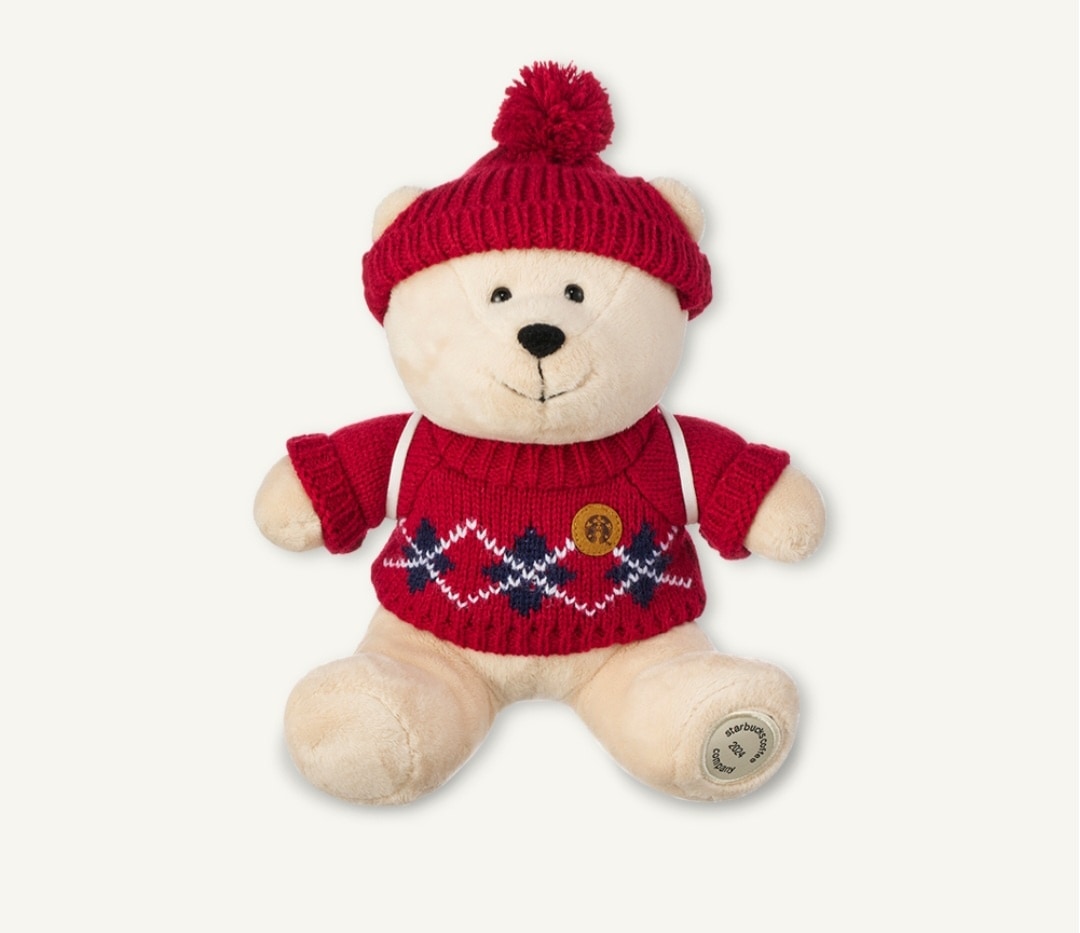 スターバ KOREA ホリデーフレンズベアリースター人形