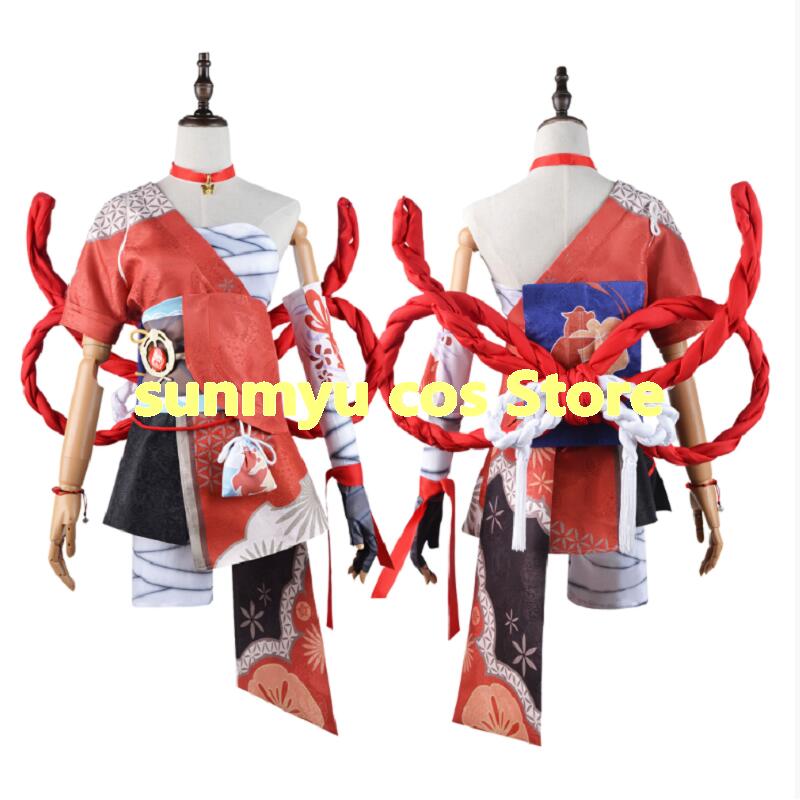 原神　Genshin　Yoimiya 宵宮 コスプレ衣装