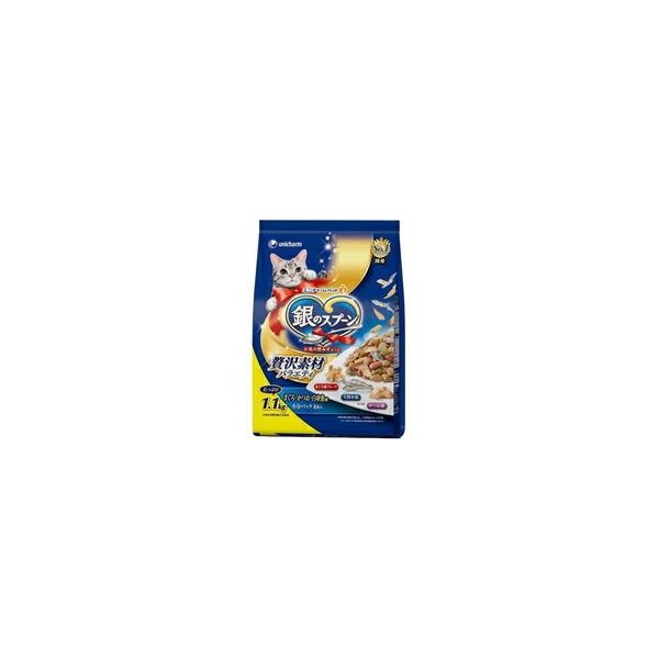 【1ケース】【お取り寄せ対象品】銀のスプーン 贅沢素材バラエティ まぐろ・かつお・白身魚(1.1kg)[銀のスプーン] *8個