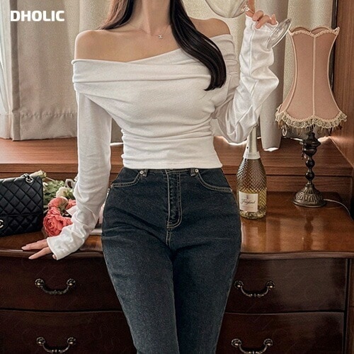 ドレープオフショルTシャツ・p686262