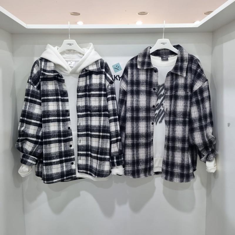 冬のジャケット式シャツ14540-020-803-25