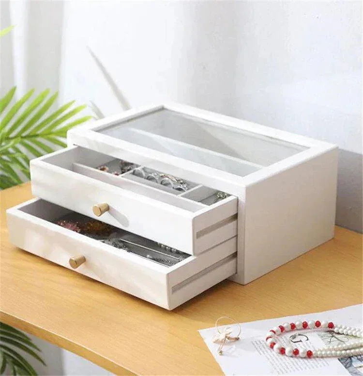 スタイル 木製 小物収納 引き出し ライトラグジュアリー 大容量 洗練された 収納
