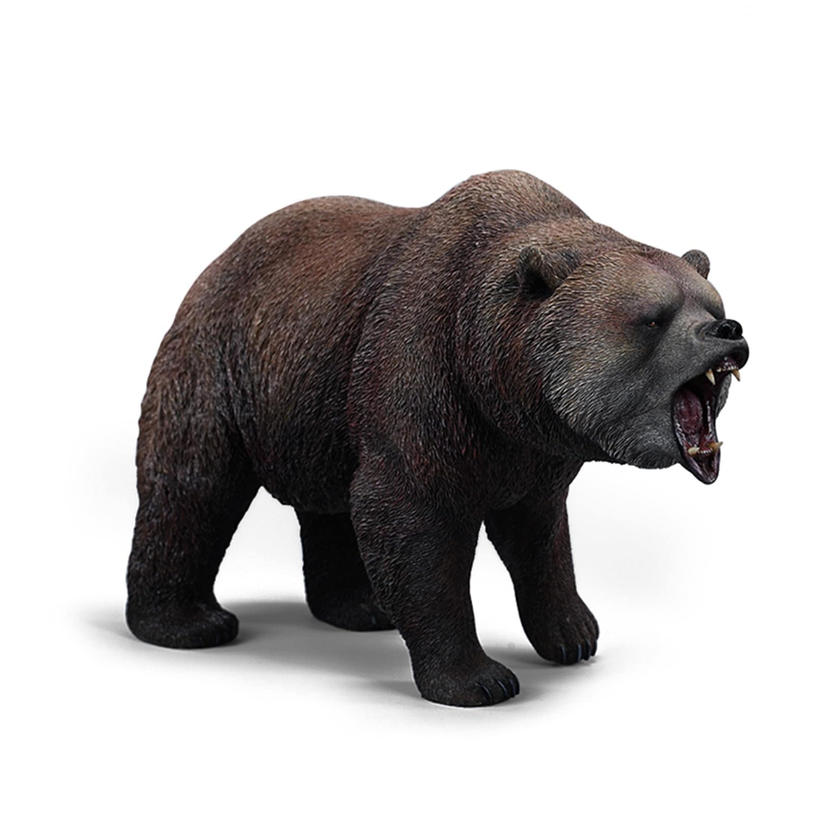 JXK 1/6 サイズ ヒグマ 動物 フィギュア 2.0 プラモデル プレミアム おもちゃ 大きい 模型 40cm オリジナル スタチュー 塗装済 完成品 クマ好き 誕生日 プレゼント 置物