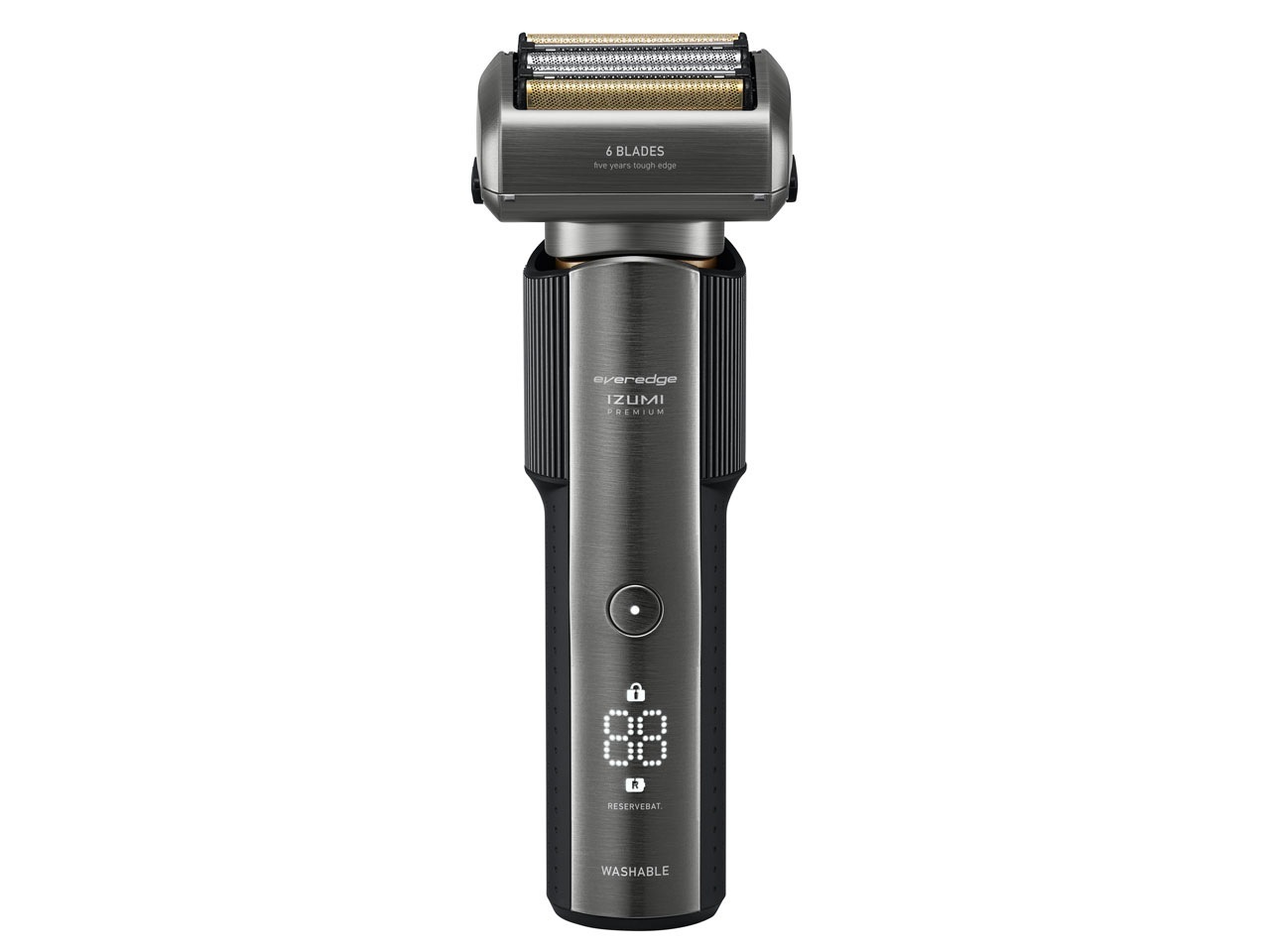 everedge IZF-E863W-K [ブラックニッケル] 電気シェーバー
