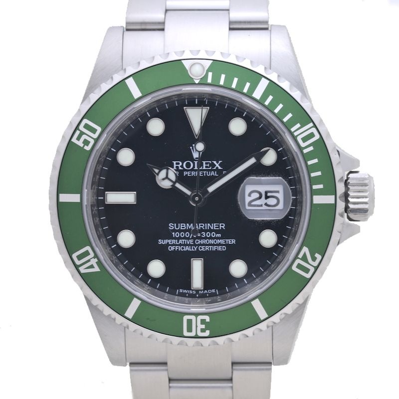サブマリーナ デイト 16610LV 【磨き済】ステンレススチール メンズ /39465【中古】【腕時計】