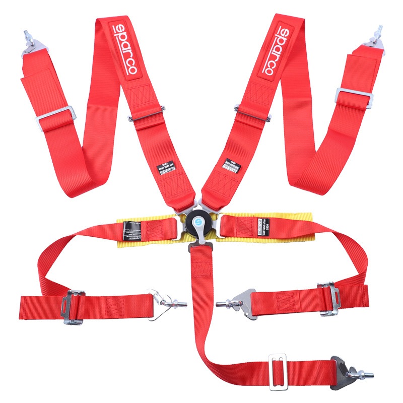 ケーティーエス フルハーネス3インチシートベルト カラー: 5点式 ブルー ロータリーバックル式