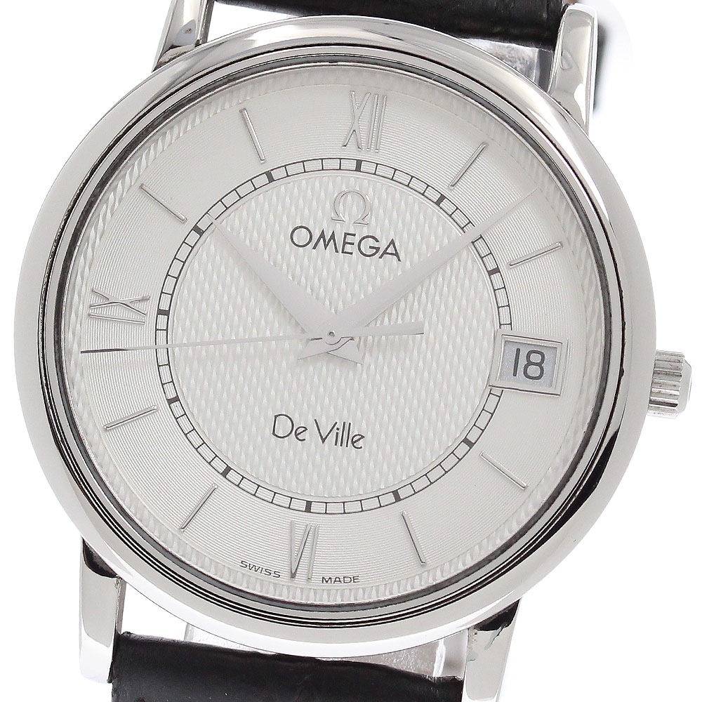 オメガ OMEGA 7824.31.01 デビル プレステージ デイト クォーツ メンズ 良品 _959971【中古】