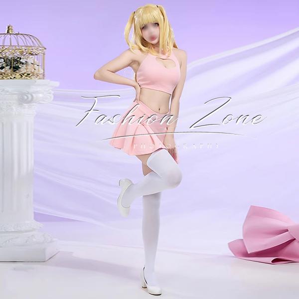 激安販売!DEATH NOTE　デスノート 風 弥海砂　あまね ミサ 応援団衣装 コスプレ衣装 ウィッグ 靴 cosplay ハロウィン 演出服 変装