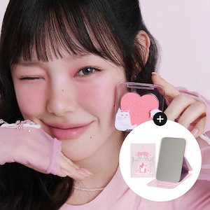 [NEW ピンク シャイ コレクション ランチング] ハートポップ チーク4g + 手鏡 贈呈