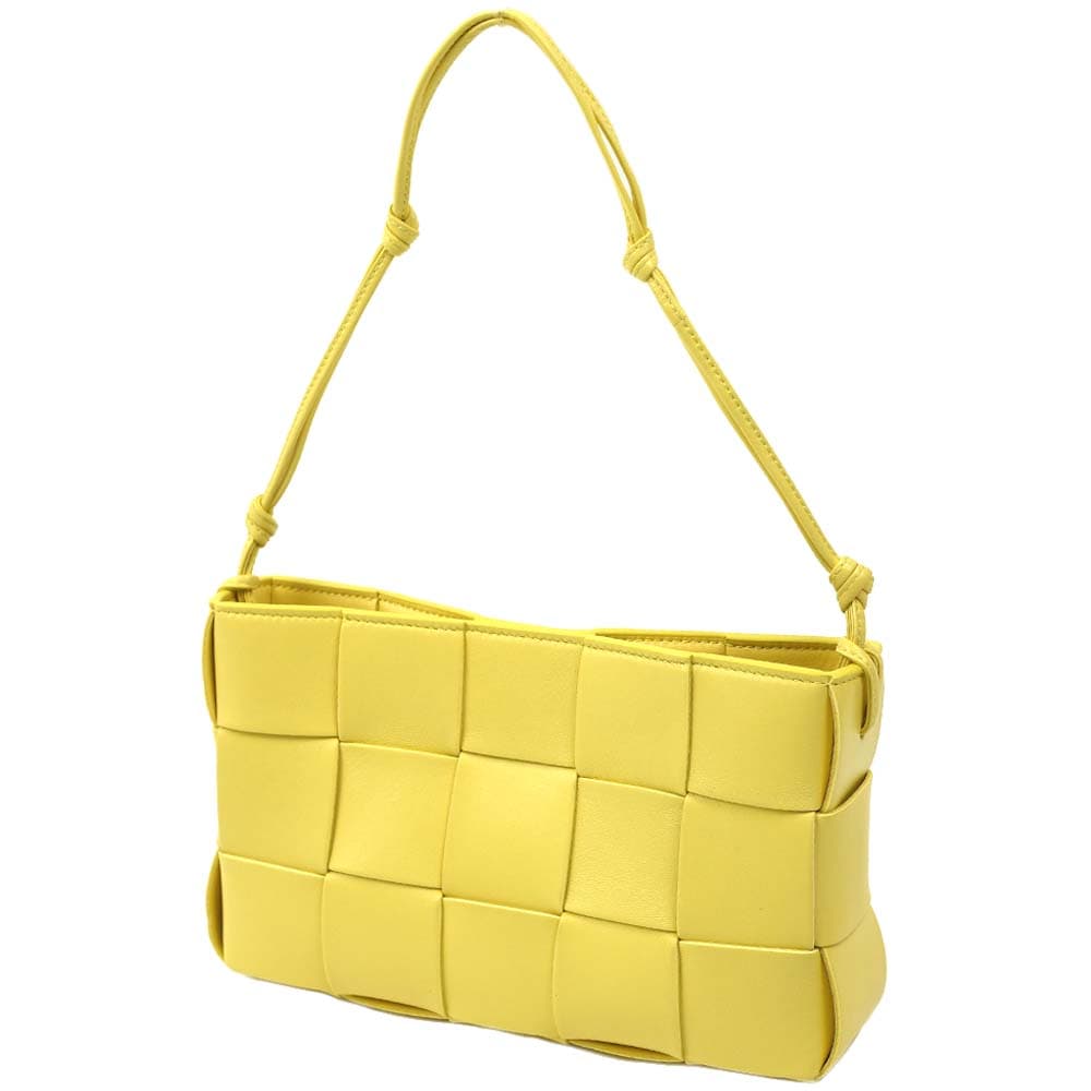 ボッテガヴェネタ ハンドバッグ ショルダーバッグ 肩掛け レディース マキシイントレチャート イエロー系 カセット BOTTEGA VENETA CASSETTE 730543 VCQC4 7421 70,400円