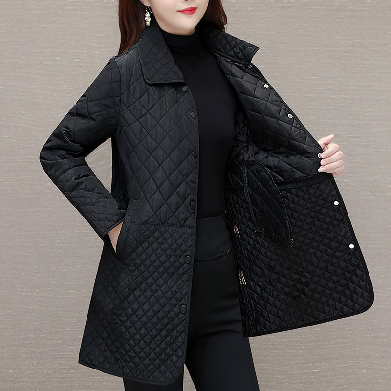 キルティングコート レディース 軽薄 中綿コート 冬 綿入れ コート お洒落 暖かい 軽量 冬コート 中綿 大きいポケット ロングコート