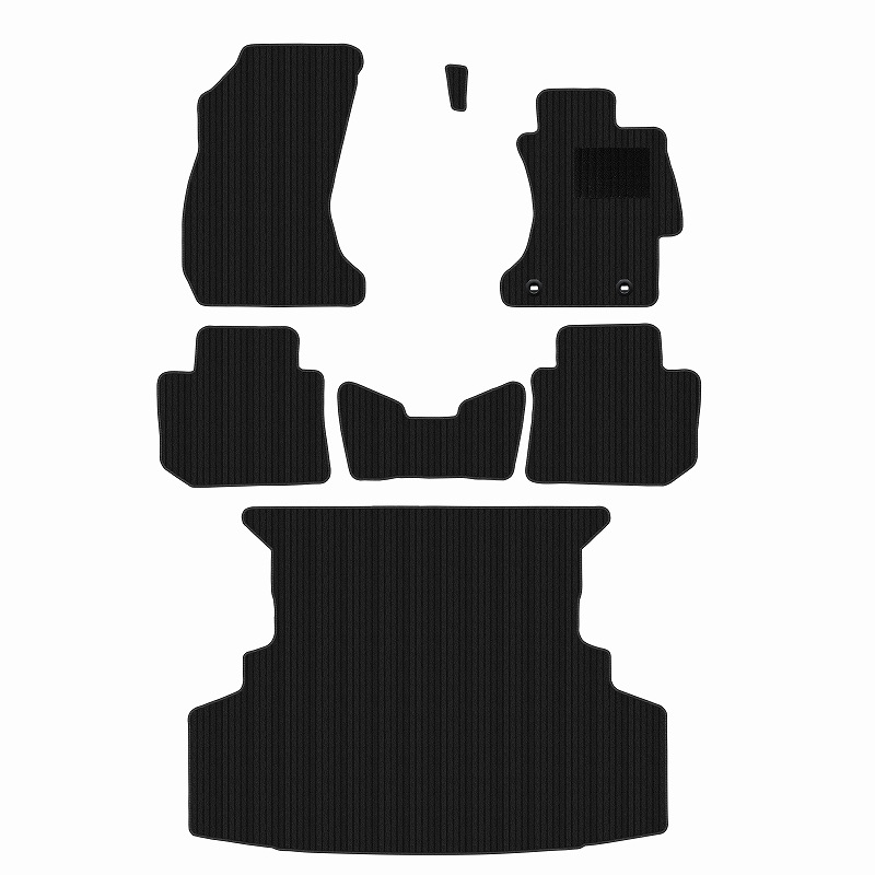 [優れた品質で安売りに挑戦]スバル WRX STI VAB フロアマット + トランクマット(ラゲッジマット) [3色から選択]