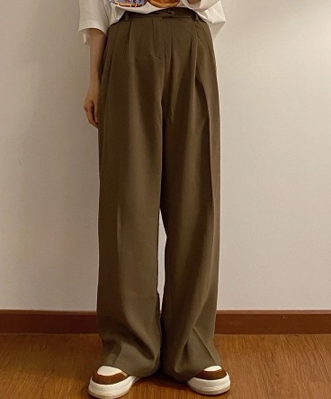 レディース パンツ ボトムス ドレープパンツ 膝下 ロング フルレングス ワイド ストレート 薄手 かわいい 大人可愛い きれいめ シンプル カジュアル おしゃれ かっこいい レトロ こなれ感 ラフ