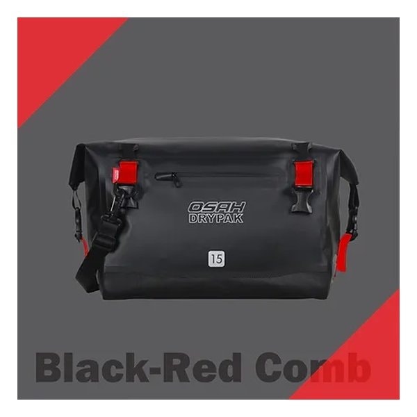 15L メッセンジャーバッグ IPX6/防水/ブラック/レッド