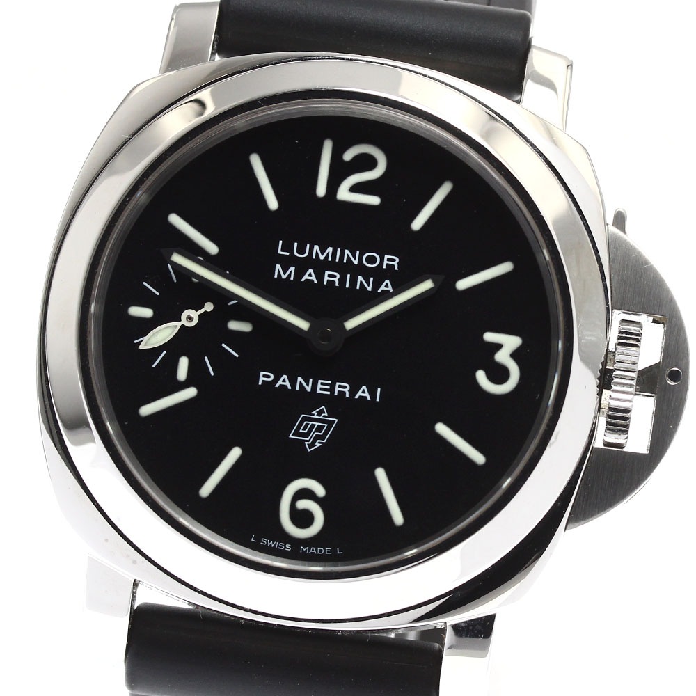 パネライ PANERAI PAM00005 ルミノールマリーナロゴ スモールセコンド 手巻き メンズ 良品 _905393【中古】
