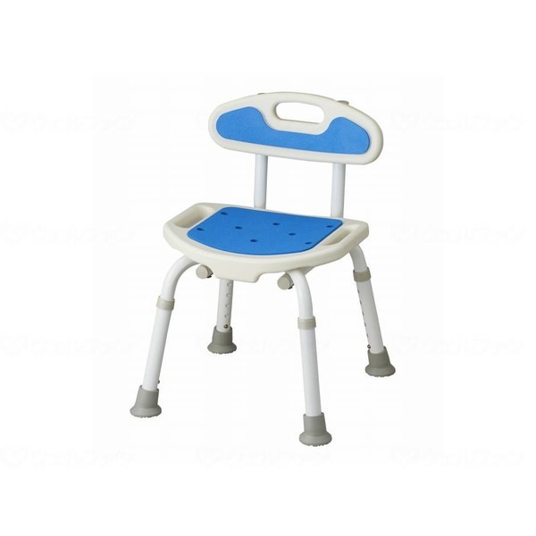 福浴 コンパクトシャワーチェア ブルー FKW-01-C メーカー直送 6,814円