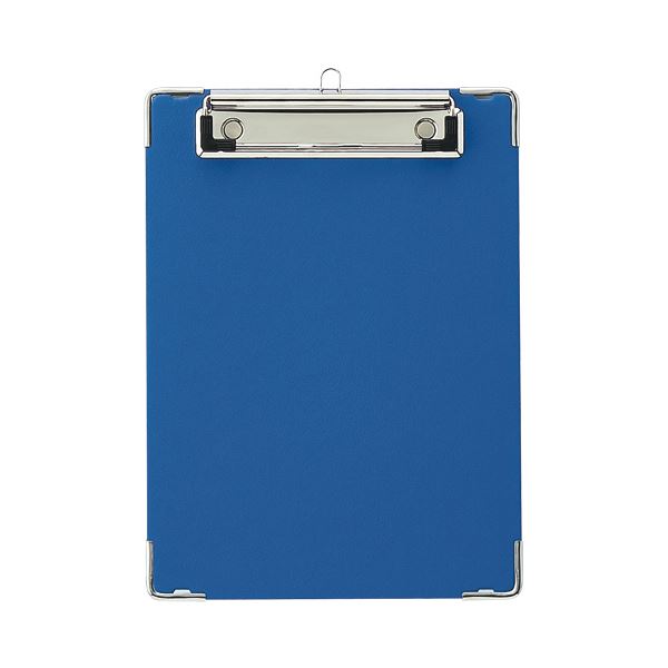 （まとめ）TANOSEE 用箋挟 A5タテ ブルー 1枚[x30セット]