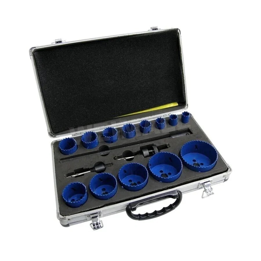 ホールソー セット 16本セット ホールソーキット マルチホルソー ハイス鋼 穴開け 木工 金工 旋