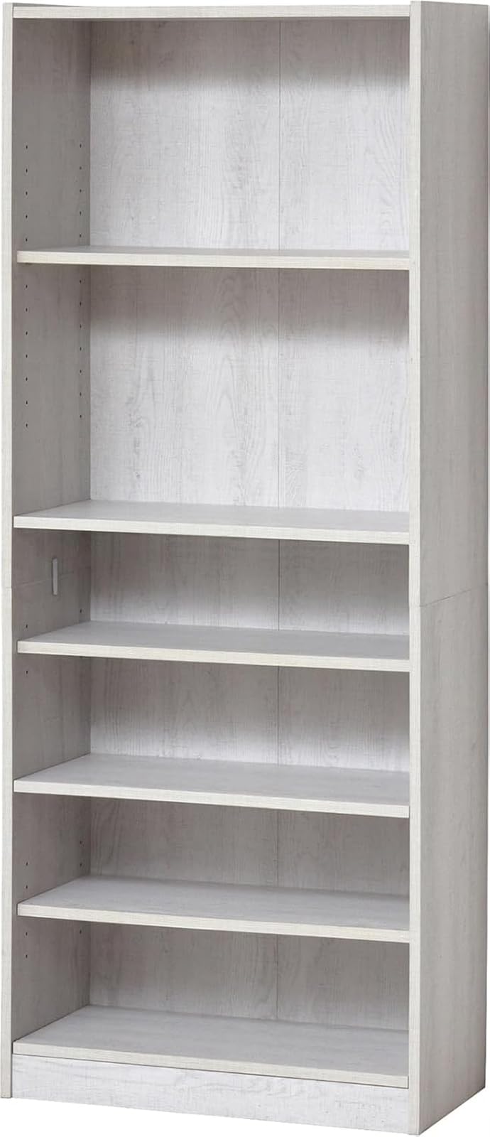 クロシオ 本棚 コミックラック 文庫本収納ラック 6段 ホワイト 幅60×奥行29.5×高さ150cm 25509 組立品 調節可能 大容量 書棚