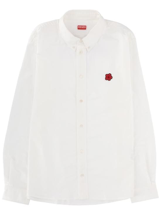 KENZO Men Shirts FG55CH4109LO 01 White