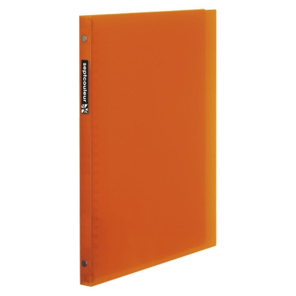 （まとめ買い）セプトクルールファイルノートB5薄型 オレンジ F007B-09 00027830 [x10]