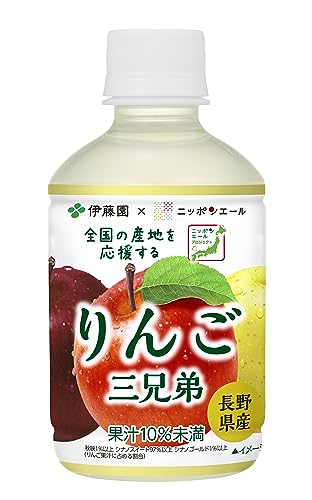 伊藤園 りんご三兄弟 長野県産 280g×24本 ニッポンエール