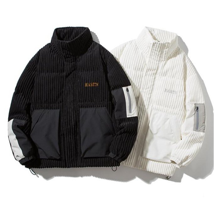 ダウンジャケット メンズ 立て襟 ダウン ジャケット 暖かい コート 冬 防寒服 切替