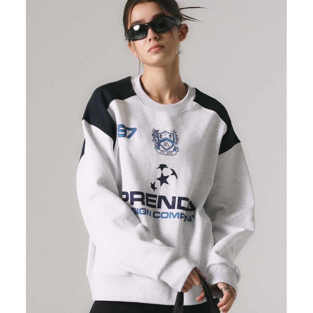 プレンダスター PDC ユニフォームスウェットシャツヘザーグレー