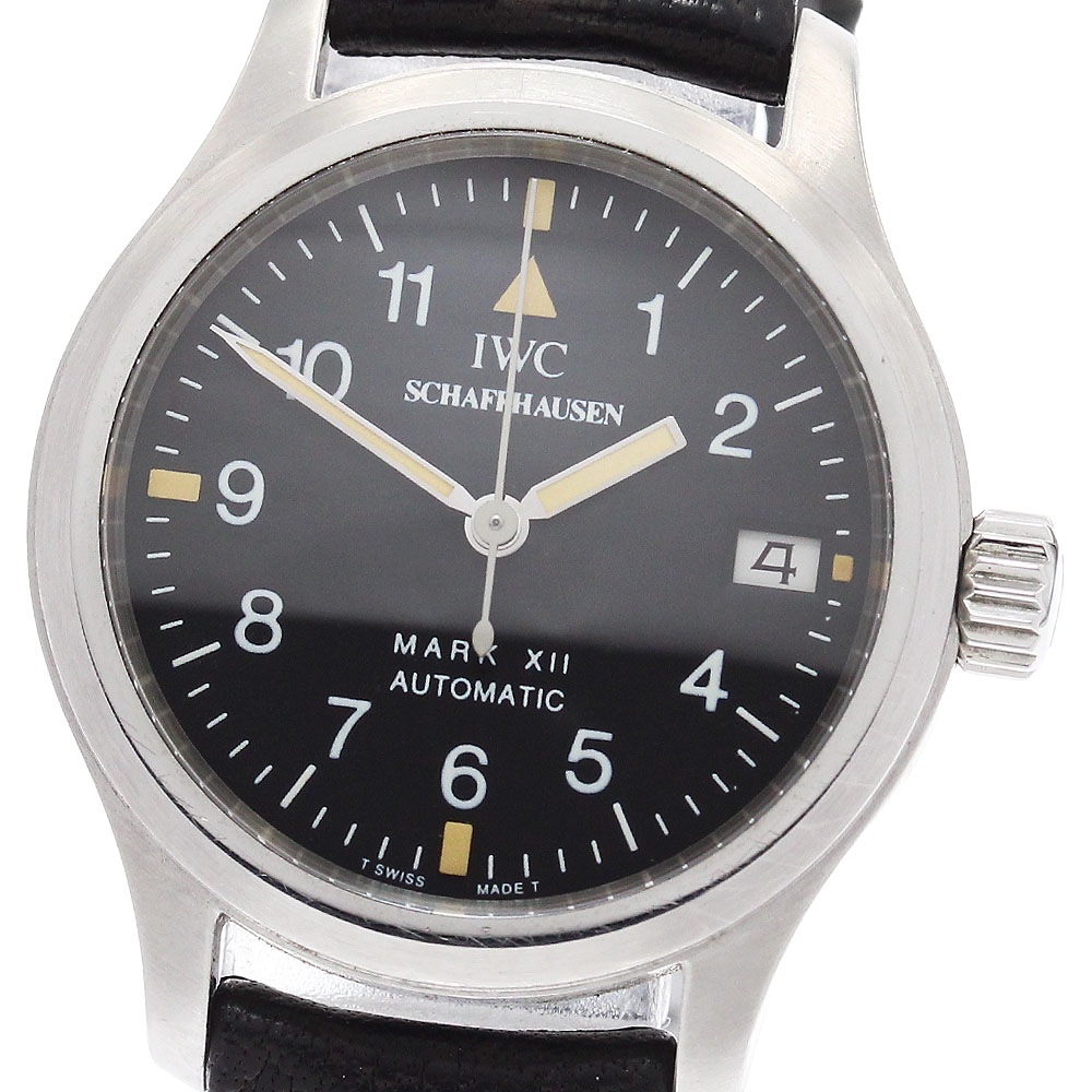 IWC IWC SCHAFFHAUSEN 4421-001 パイロットウォッチ マークXII 自動巻き レディース 保証書付き_922323【中古】