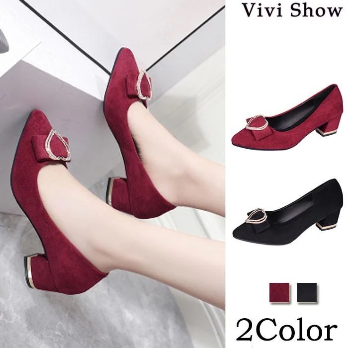 [入荷]ヒールパンプス 痛くない 走れる パーティー 結婚式 歩きやすい かわいい 美脚 vivishow