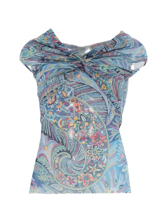 ETRO Women Tops WRJA0193 99IAS72X0887 Clear Blue