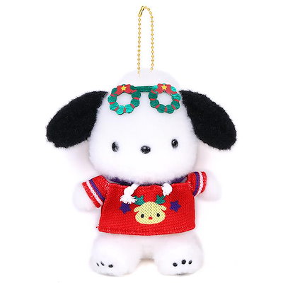 Qoo10] サンリオ ポチャッコ マスコットホルダー クリスマ