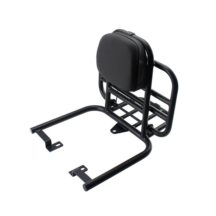 バイク バックレスト リアキャリア付き クロスカブ Cross Cub 50/110 専用 折りたたみ式 荷物ラック 背もたれ CC50/CC110 アクセサリー 外装