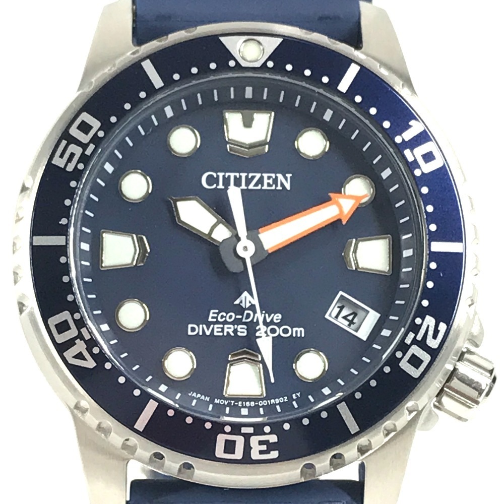 CITIZEN シチズン 腕時計 EO2021-05L ダイバーズウォッチ エコ・ドライブ ダイバー200m プロマスター MARINEシリーズ メンズウォッチ 時計 ラバー ネイビー 20,592円