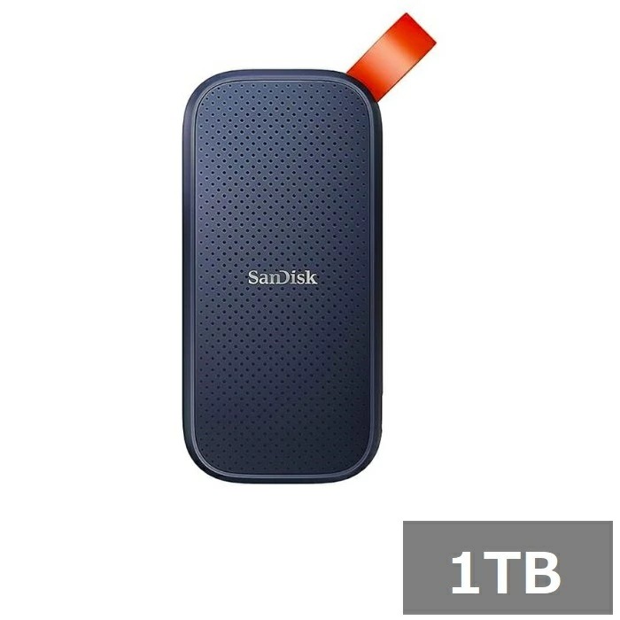 サンディスク SSD 1TB 外付SSD Portable SSD SDSSDE30-1T00-G26 Sandisk ポータブルSSD USB3.2 パソコン 外付け 持ち運び エクストリー