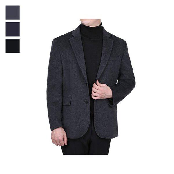 男性冬ハンドメイドスーツコンビジャケット LV-COW-23