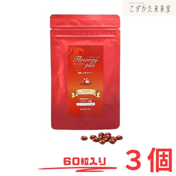 オリゴノール フローレイプラス 60粒×3個セット 活里