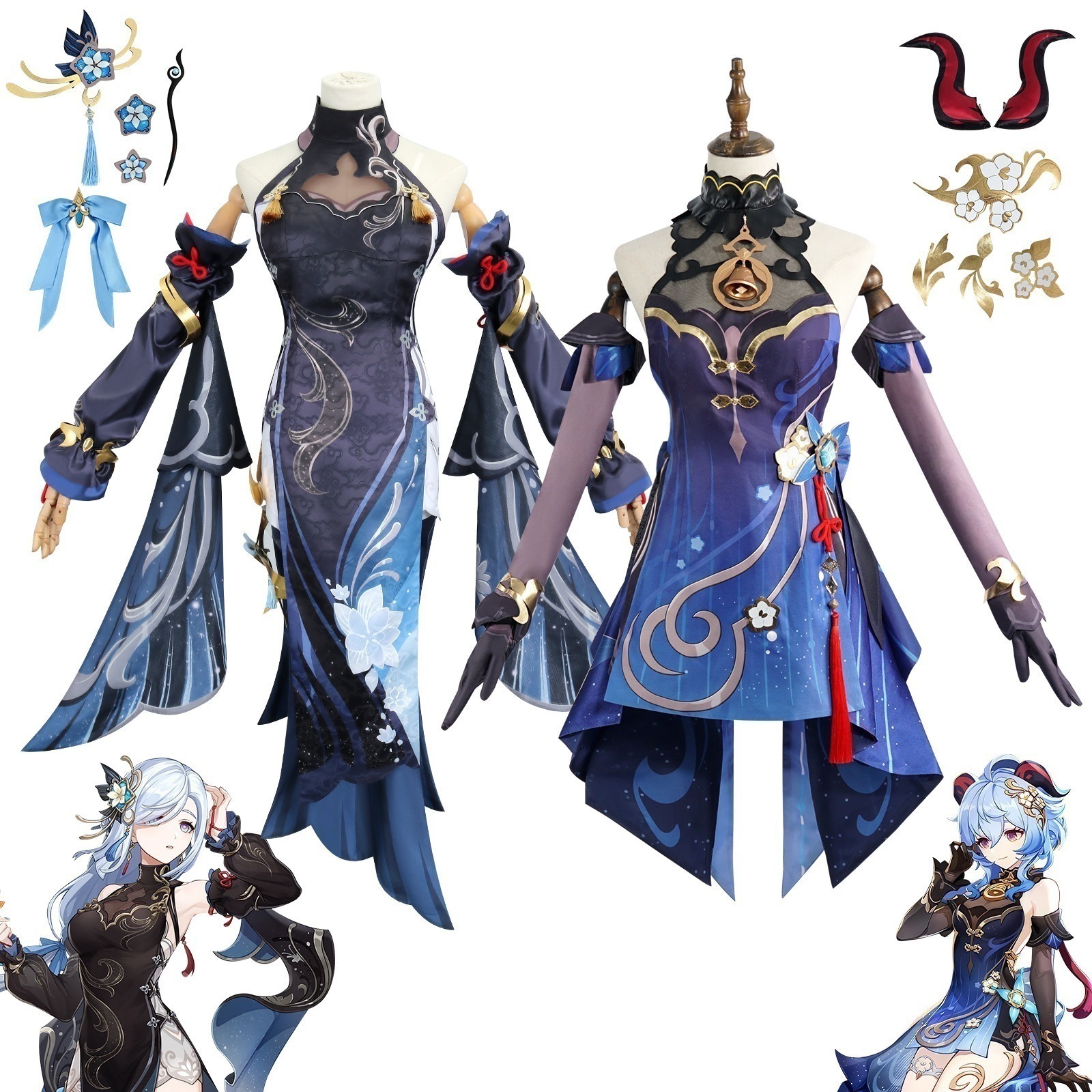 【人気爆売れ】元神cos コスプレ コスチュームゲーム冷花幽露申鶴コスプレ玄玉瑶芳甘雨cosいしょうコスプレ