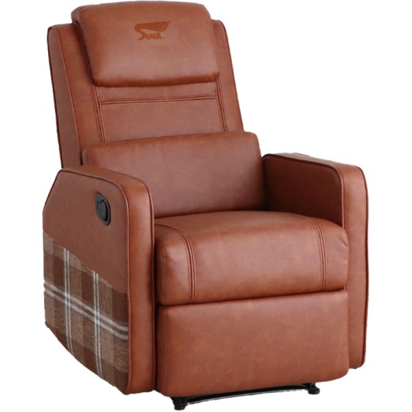 SeAGA_リクライナーソファ_1P_BR ブラウン 組立品