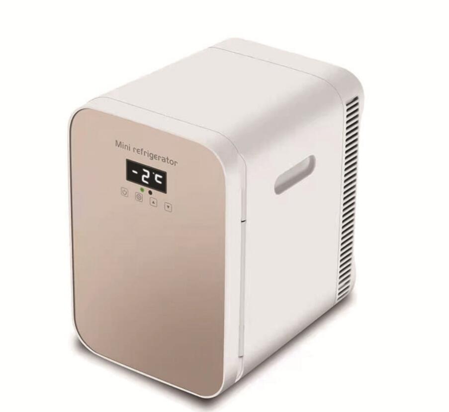 ミニ冷蔵庫　家庭用　車用　13 5lL　デジタル表示　保冷保温両用　一年中使用可能