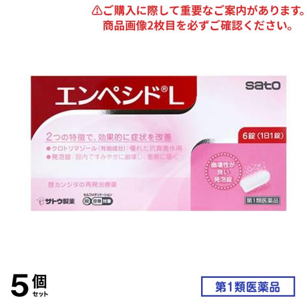 第１類医薬品 エンペシドL 6錠 5個セット