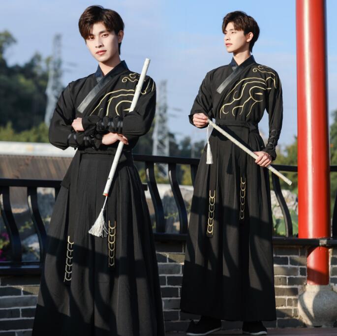 メンズ ハロウィン コスプレ 漢服 メンズ漢服 古代美男子 仮装 華流 中華風 漢風 古風 コスプレ衣装 振袖 学園祭 文化祭 イベント 舞台劇 オペラ コスチューム 撮影衣装 メンズ変身仮装 大きい