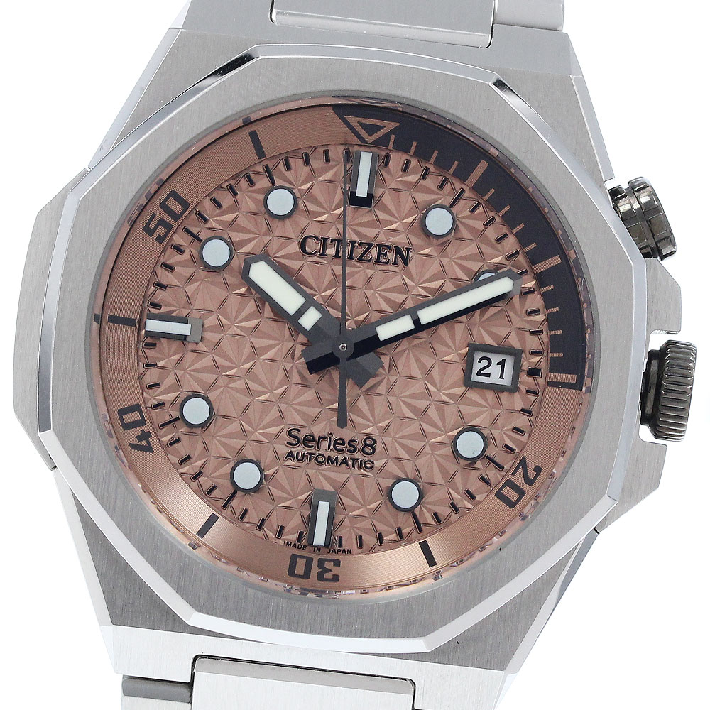 シチズン CITIZEN NB6066-51W/9051-009KM03 シリーズエイト 世界限定1700本 デイト 自動巻き メンズ 美品 _943976【中古】