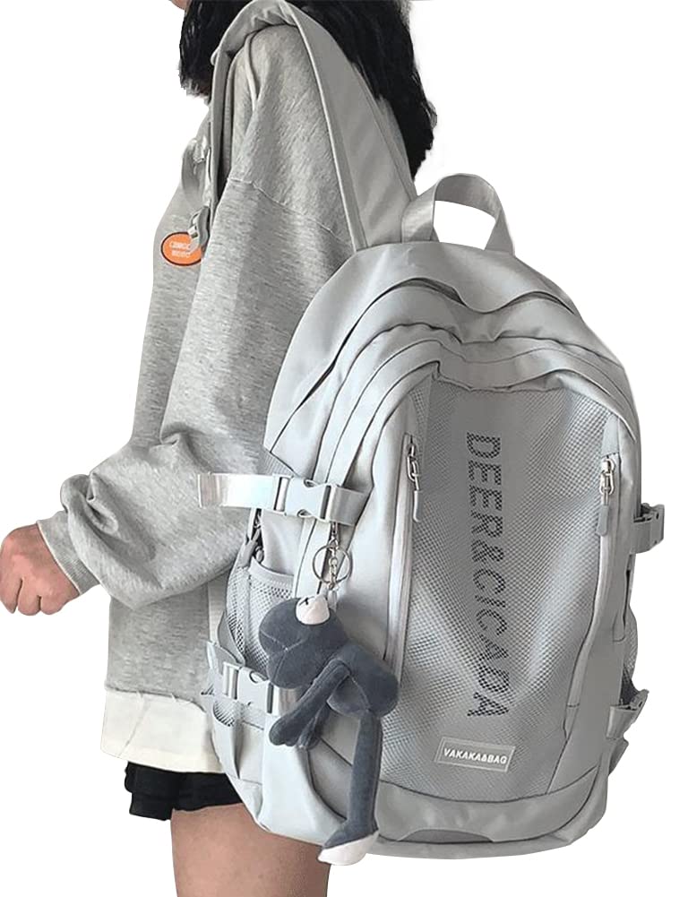 [HeiDiga] レディース 通学 リュックサック 韓国 大容量 高校生 女子 人気 軽量 可愛い タウンリュック バックパック アウトドア スクール 女性 シンプル 通勤 旅行 防水 おしゃれ 黑